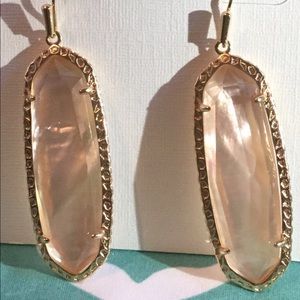 Kendra Scott Peach Illusion Layla Earrings